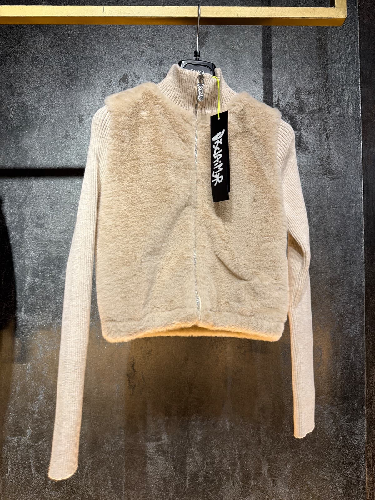 Disclaimer Giacca Beige Donna