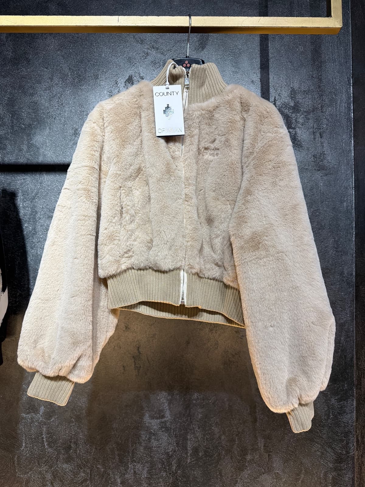 Marcelo Burlon Giacca Beige Donna