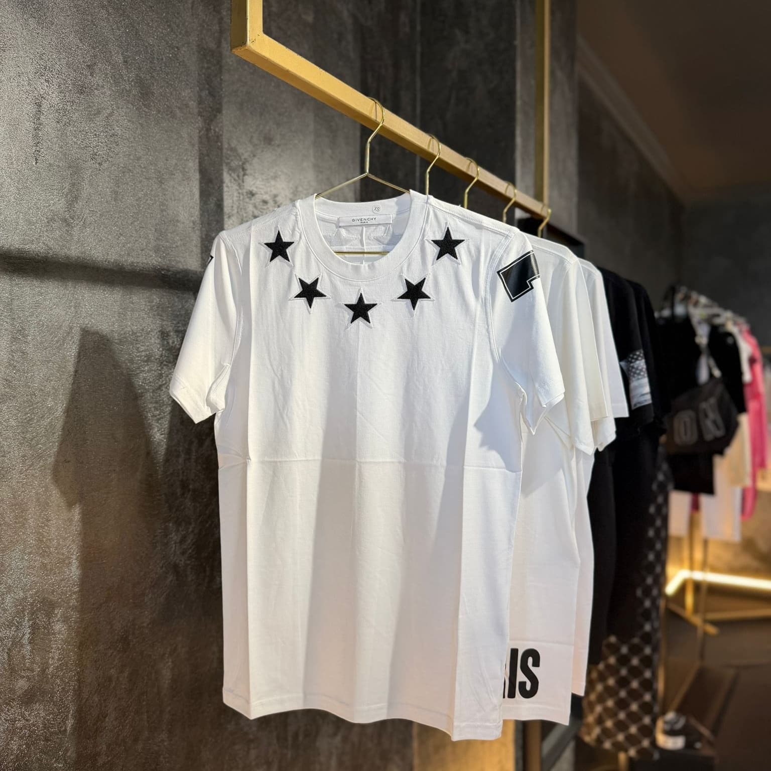 Givenchy Stars Tricou Alb